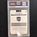 2016-17 Panini NBA Hoops #38 Matt Barnes Signed Card AUTO PSA Slabbed Kings