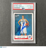 2004-05 Topps #81 Mehmet Okur Signed Card AUTO PSA Slabbed Jazz