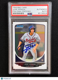 2013 Topps Bowman #BCP36 Jose Peraza Signed Card PSA Slabbed Auto Braves