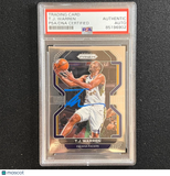 2021-22 Panini Prizm #90 TJ WARREN Signed card AUTO PSA Slabbed Pacers