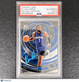 2022-23 Panini Spectra #155 Kevon Harris Signed Card AUTO PSA Slabbed RC Magic