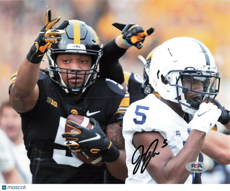 Jestin Jacobs signed 8x10 photo PSA/DNA Autographed Iowa Football