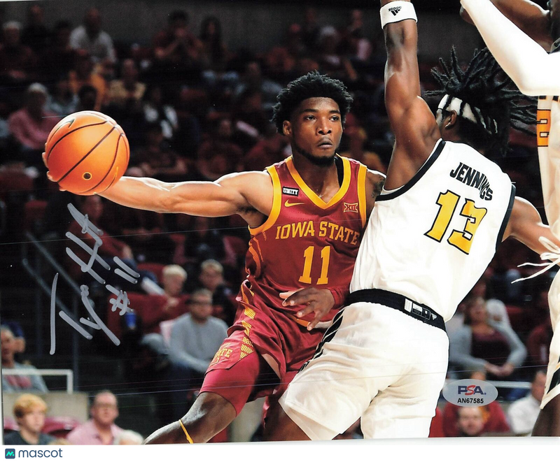 Tyrese Hunter signed 8x10 photo PSA/DNA Iowa State Cyclones Autographed