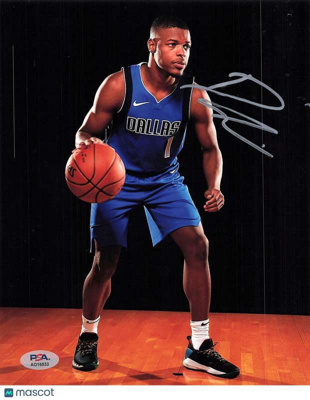 Dennis Smith Jr Signed 8x10 photo PSA/DNA Dallas Mavericks Autographed
