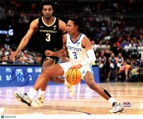 TYTY WASHINGTON Jr. signed 8x10 photo PSA/DNA Kentucky Wildcats Autographed