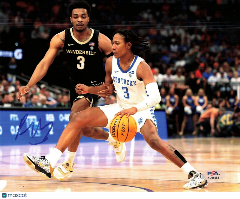 TYTY WASHINGTON Jr. signed 8x10 photo PSA/DNA Kentucky Wildcats Autographed