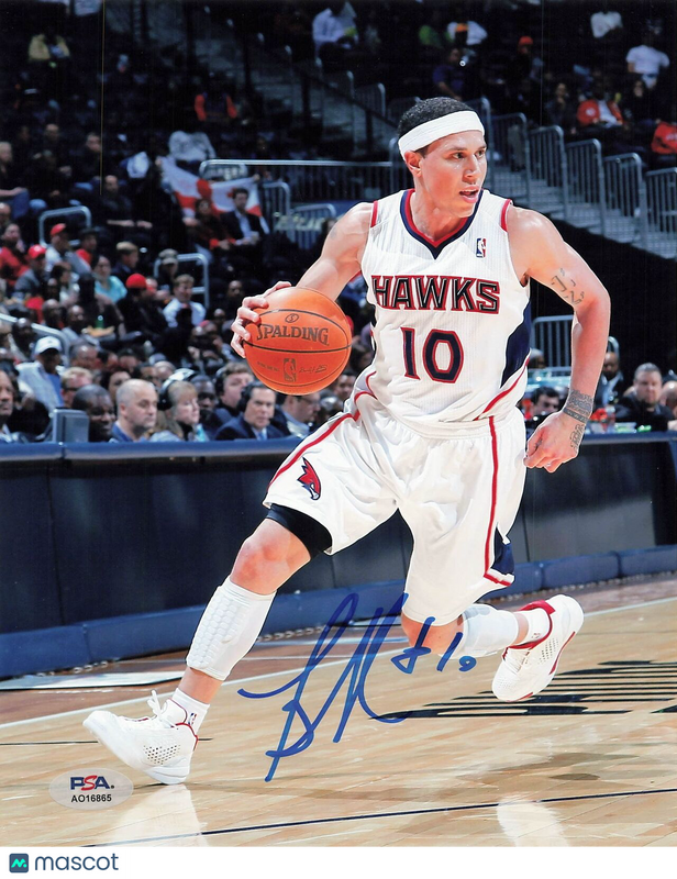Mike Bibby signed 8x10 photo PSA/DNA Atlanta Hawks Autographed