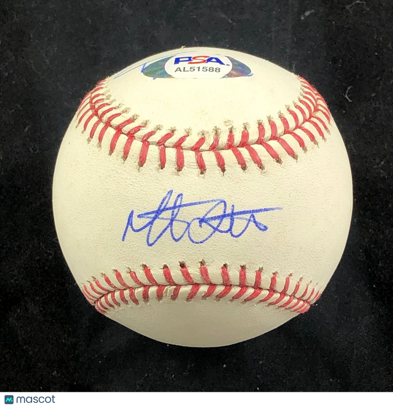 Mat Latos Signed Baseball PSA/DNA Southern Maryland Blue Crabs Autographed