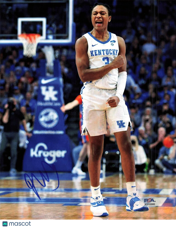 TYTY WASHINGTON Jr. signed 8x10 photo PSA/DNA Kentucky Wildcats Autographed