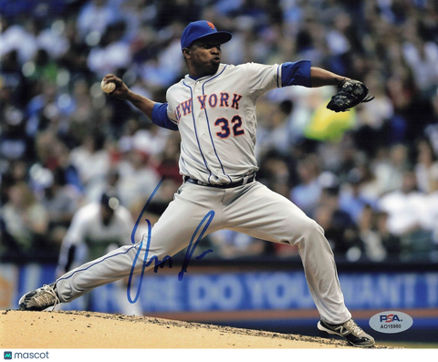 JENRRY MEJIA Signed 8x10 Photo New York Mets Autographed