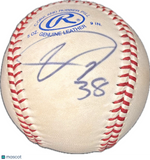 Ubaldo Jimenez signed baseball PSA/DNA autographed ball Rockies