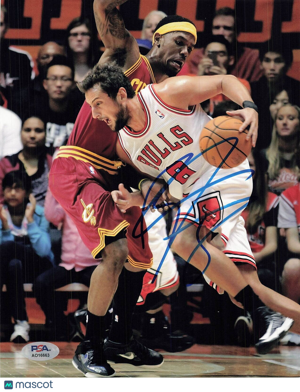 Marco Belinelli signed 8x10 photo PSA/DNA Chicago Bulls Autographed
