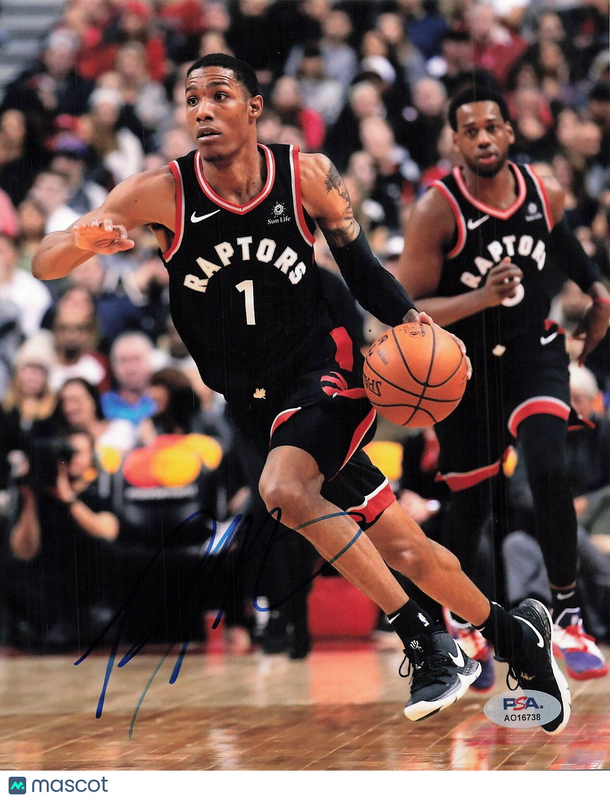 Patrick McCaw signed 8x10 photo PSA/DNA Toronto Raptors Autographed