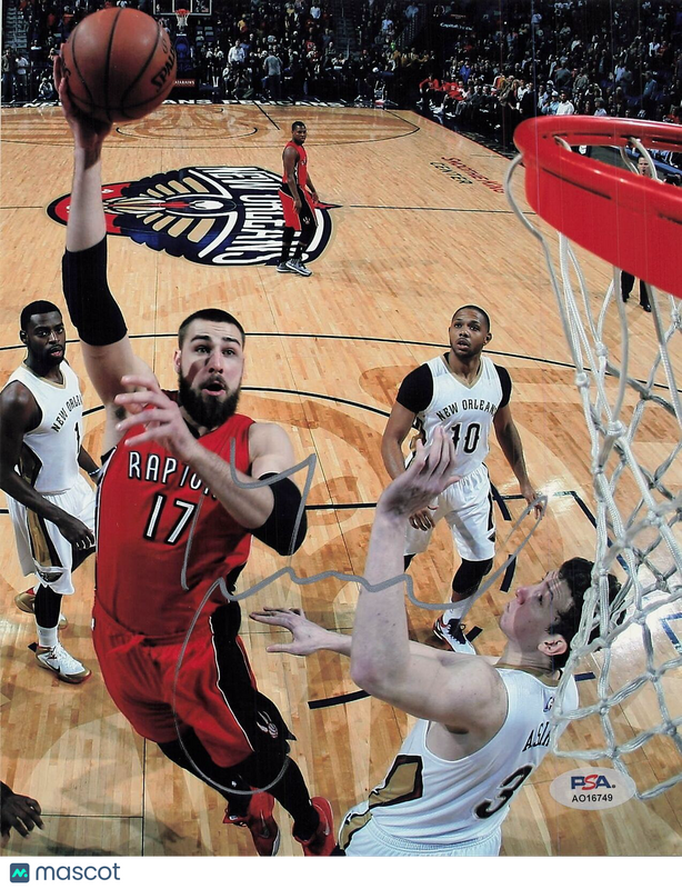 Jonas Valanciunas signed 8x10 photo PSA/DNA Toronto Raptors Autographed