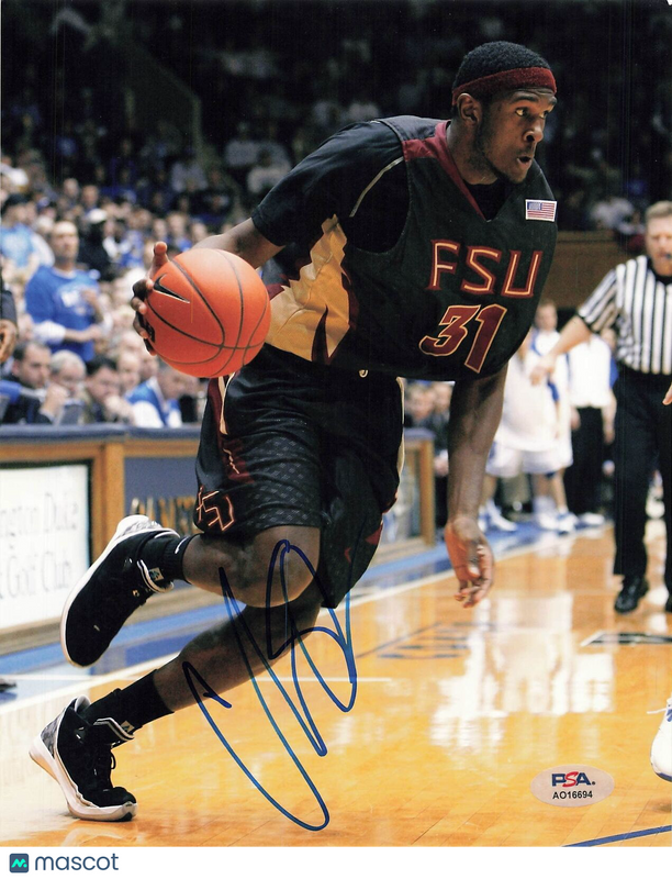 CHRIS SINGLETON signed 8x10 photo PSA/DNA Florida State Autographed
