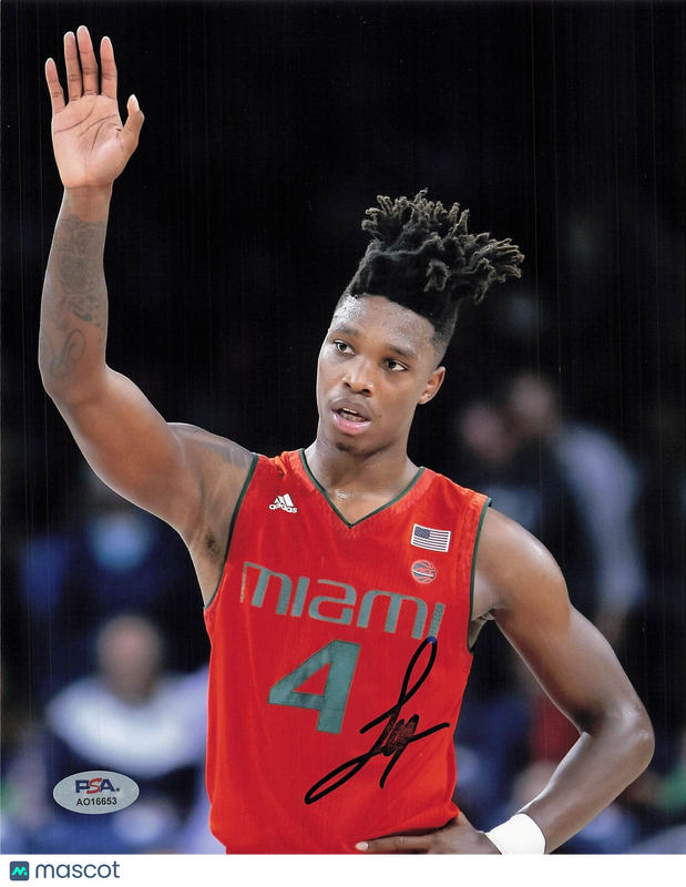 LONNIE WALKER IV Signed 8x10 Photo PSA/DNA Miami Hurricanes Autographed
