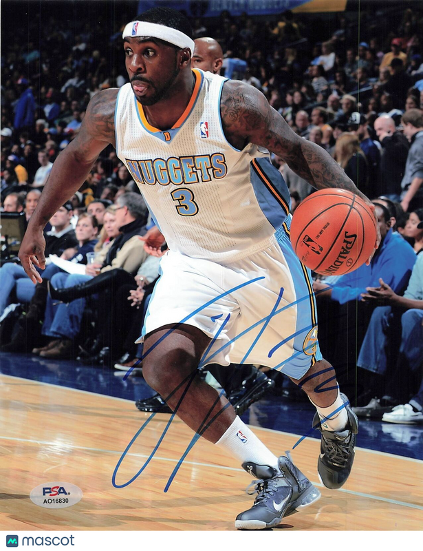 Ty Lawson signed 8x10 photo PSA/DNA Denver Nuggets Autographed