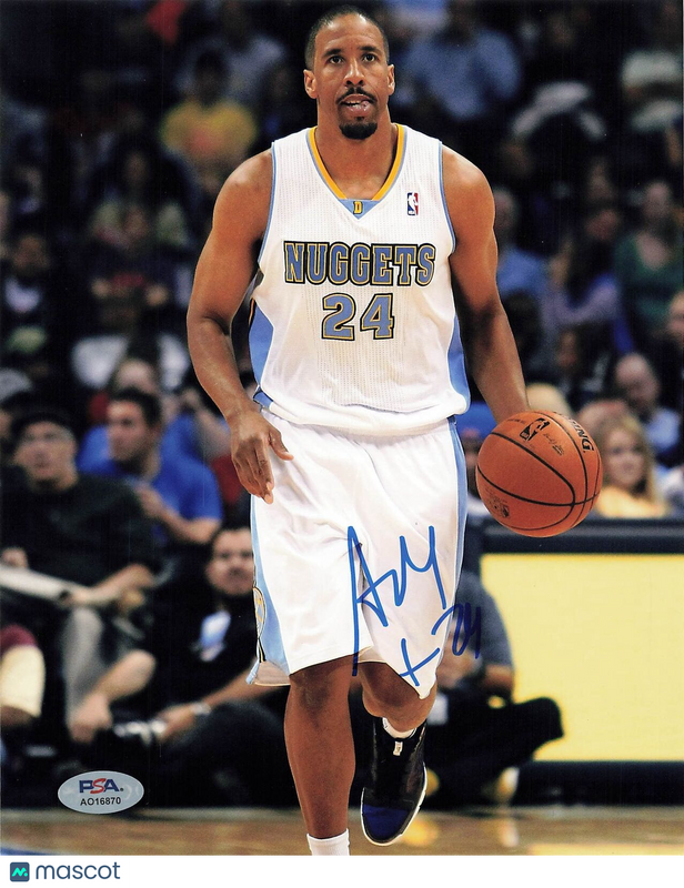 Andre Miller signed 8x10 photo PSA/DNA Denver Nuggets Autographed