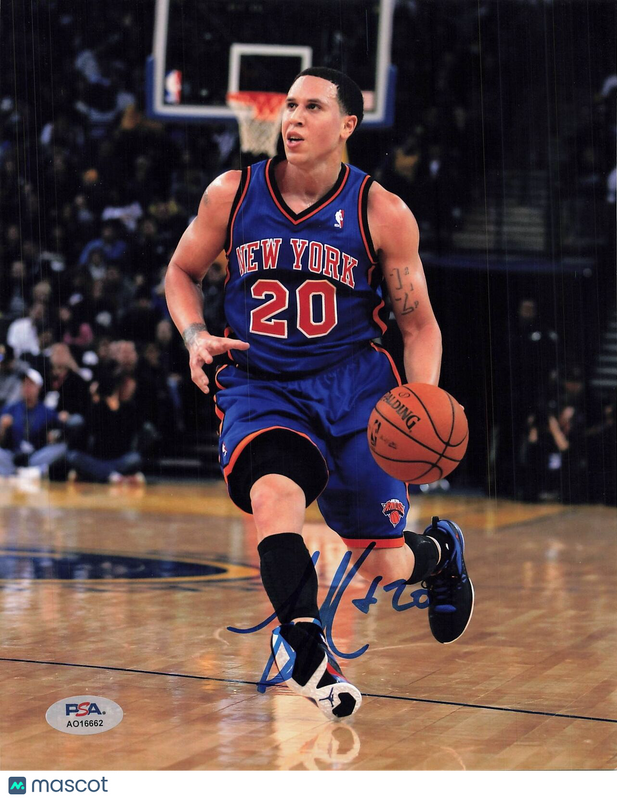 Mike Bibby signed 8x10 photo PSA/DNA New York Knicks Autographed