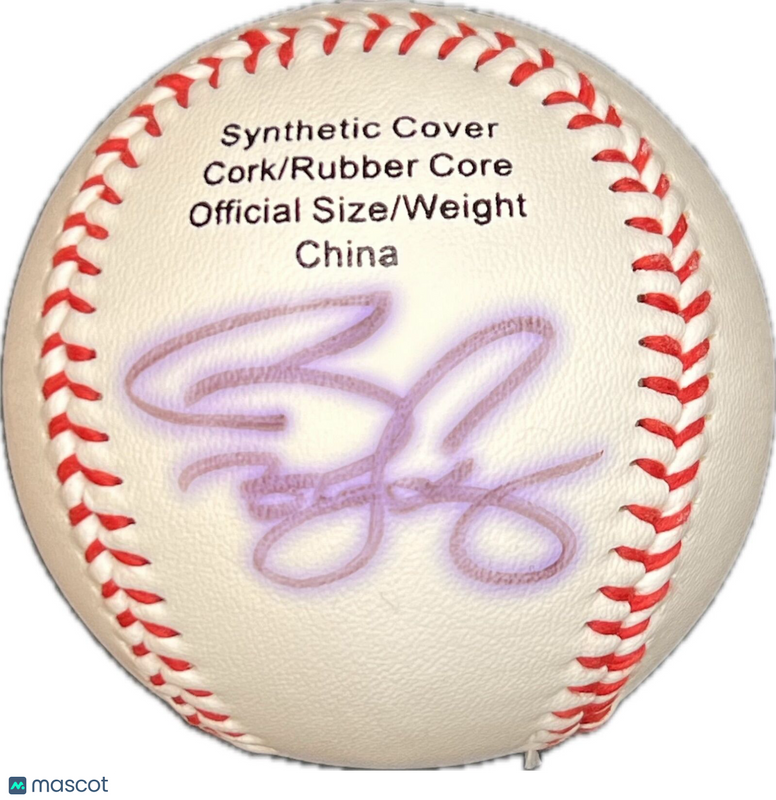 Boone Logan signed baseball PSA/DNA Autographed Yankees