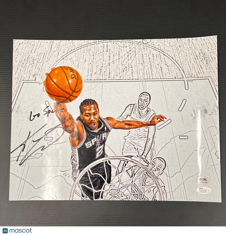 Kawhi Leonard Signed 11x14 Photo PSA/DNA San Antonio Spurs