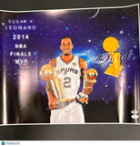 Kawhi Leonard signed 16x20 photo PSA/DNA San Antonio Spurs Autographed