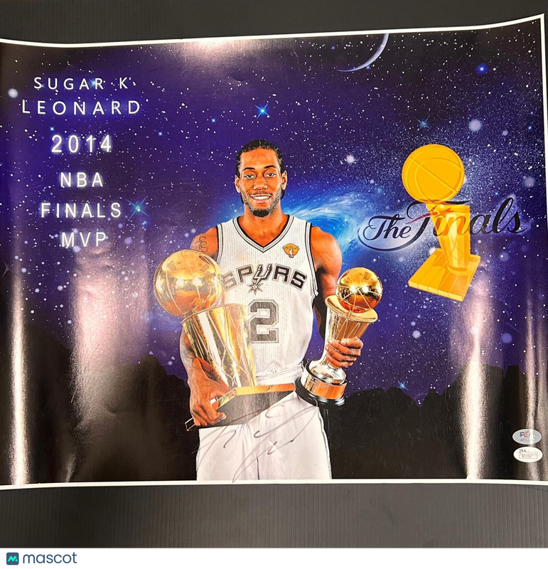 Kawhi Leonard signed 16x20 photo PSA/DNA San Antonio Spurs Autographed