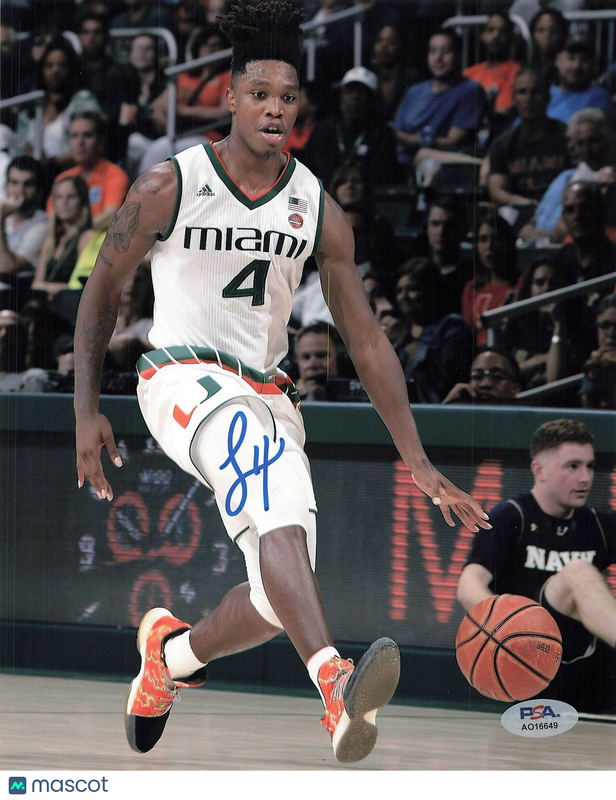 LONNIE WALKER IV Signed 8x10 Photo PSA/DNA Miami Hurricanes Autographed