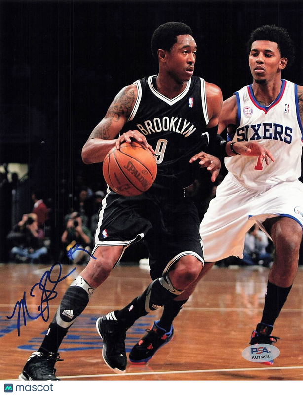 MARSHON BROOKS signed 8x10 photo PSA/DNA Brooklyn Nets Autographed