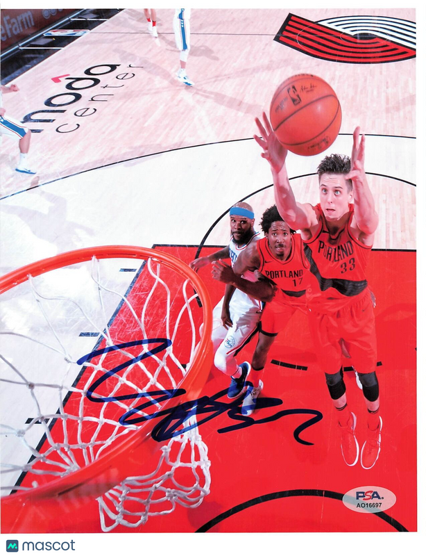 Zach Collins signed 8x10 photo PSA/DNA Portland Gonzaga autographed Trail Blazer