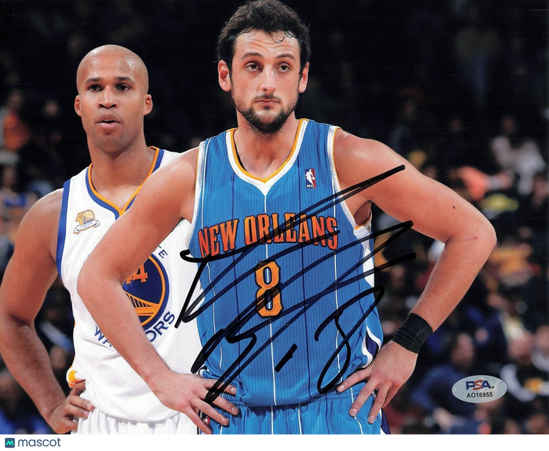Marco Belinelli signed 8x10 photo PSA/DNA Pelicans Autographed