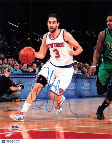 Jose Calderon signed 8x10 photo PSA/DNA New York Knicks Autographed