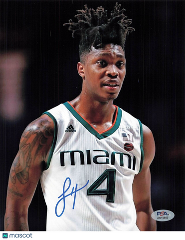 LONNIE WALKER IV Signed 8x10 Photo PSA/DNA Miami Hurricanes Autographed