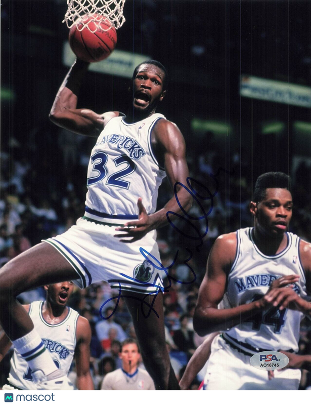 HERB WILLIAMS signed 8x10 photo PSA/DNA Dallas Mavericks Autographed