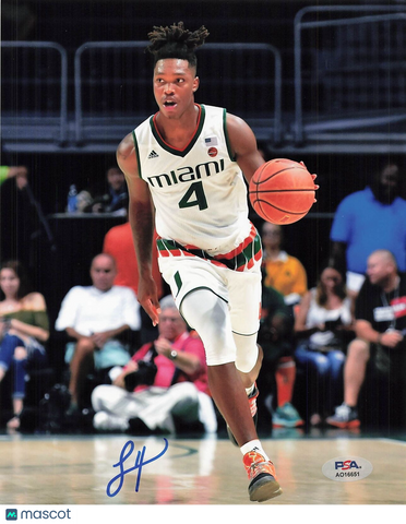 LONNIE WALKER IV Signed 8x10 Photo PSA/DNA Miami Hurricanes Autographed