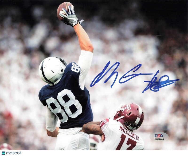 Mike Gesicki signed 8x10 photo PSA/DNA Penn State Autographed