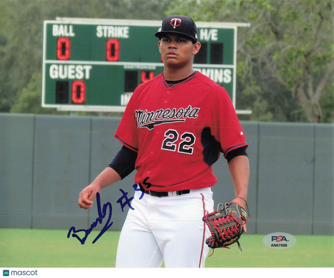 Brusdar Graterol signed 8x10 photo PSA/DNA Minnesota Twins Autographed