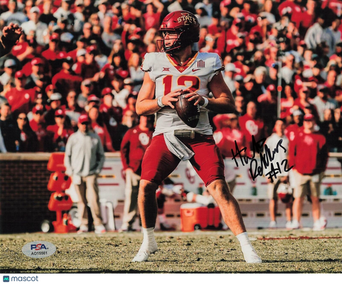 Hunter Dekkers signed 8x10 photo PSA/DNA Autographed Iowa State Football
