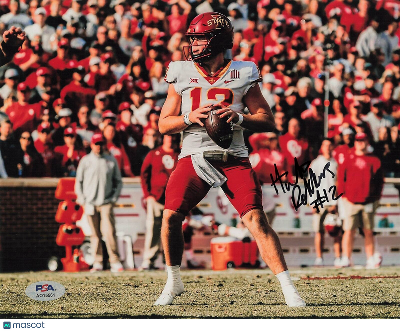 Hunter Dekkers signed 8x10 photo PSA/DNA Autographed Iowa State Football