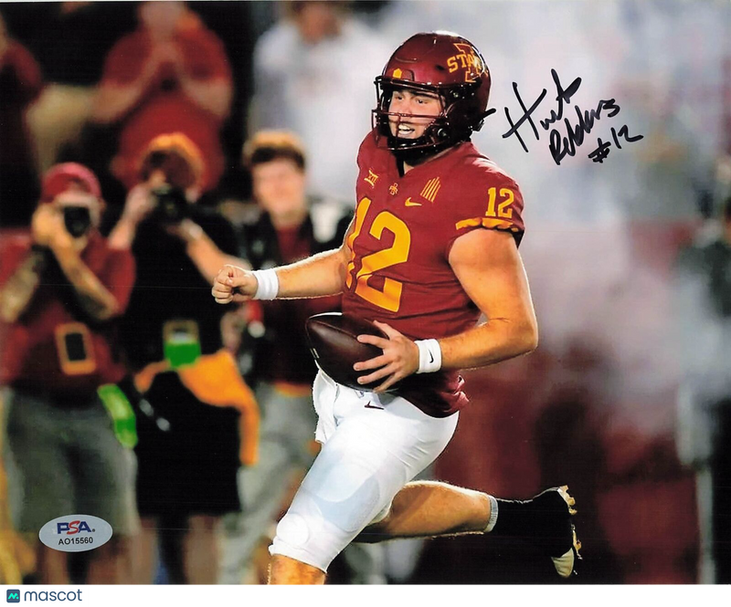 Hunter Dekkers signed 8x10 photo PSA/DNA Autographed Iowa State Football