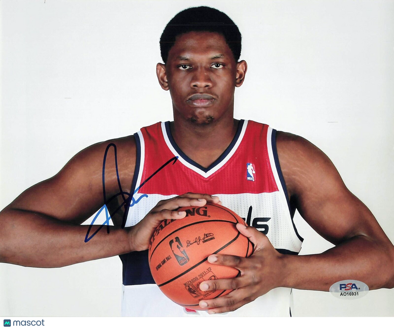 KEVIN SERAPHIN signed 8x10 photo PSA/DNA Washington Wizards Autographed