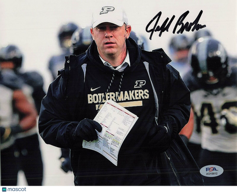 JEFF BROHM signed 8x10 photo PSA/DNA Football Coach Autographed