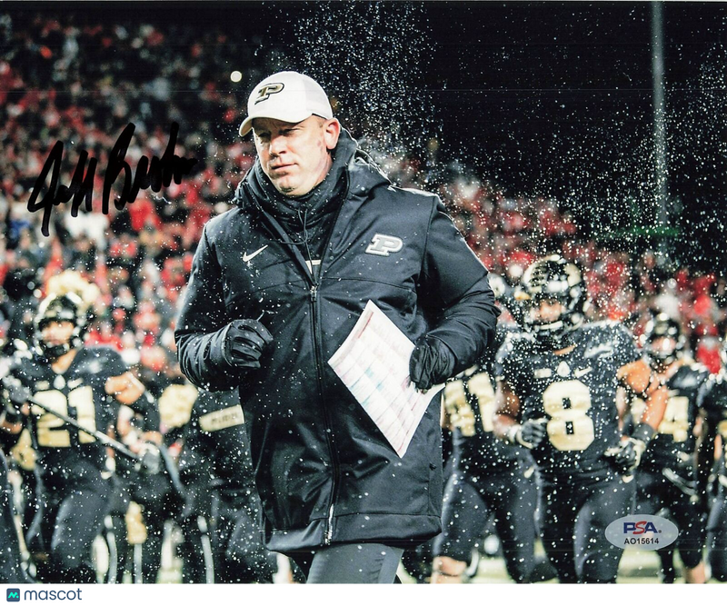JEFF BROHM signed 8x10 photo PSA/DNA Football Coach Autographed