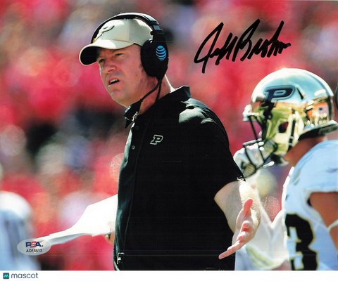 JEFF BROHM signed 8x10 photo PSA/DNA Football Coach Autographed