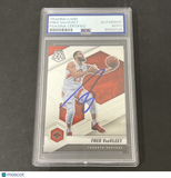 2020-21 Panini Mosaic #57 Fred VanVleet signed card PSA