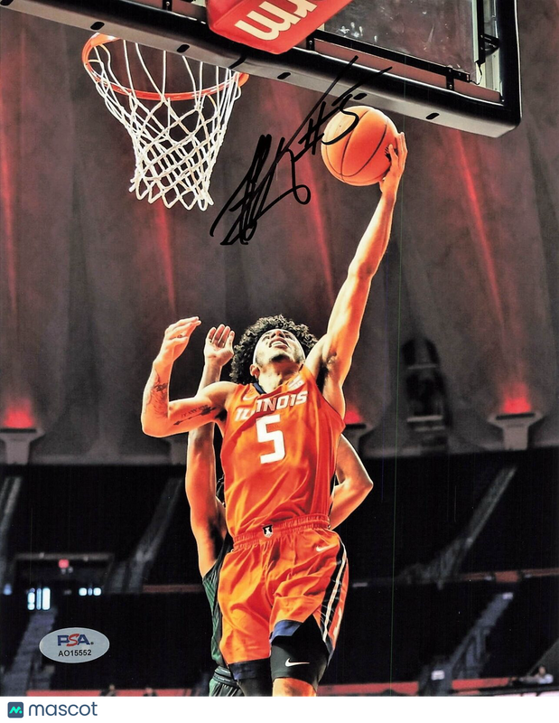 Andre Curbelo signed 8x10 photo PSA/DNA Autographed Illinois Basketball