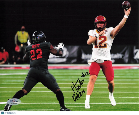 Hunter Dekkers signed 8x10 photo PSA/DNA Autographed Iowa State Football
