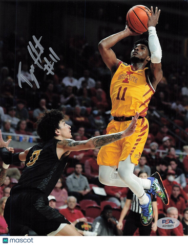 Tyrese Hunter signed 8x10 photo PSA/DNA Iowa State Cyclones Autographed