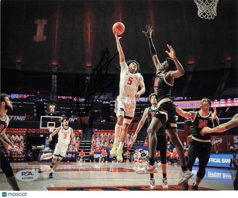 Andre Curbelo signed 8x10 photo PSA/DNA Autographed Illinois Basketball