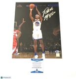 Patrick McCaw signed 11x14 photo BAS Beckett Golden State Warriors Autographed